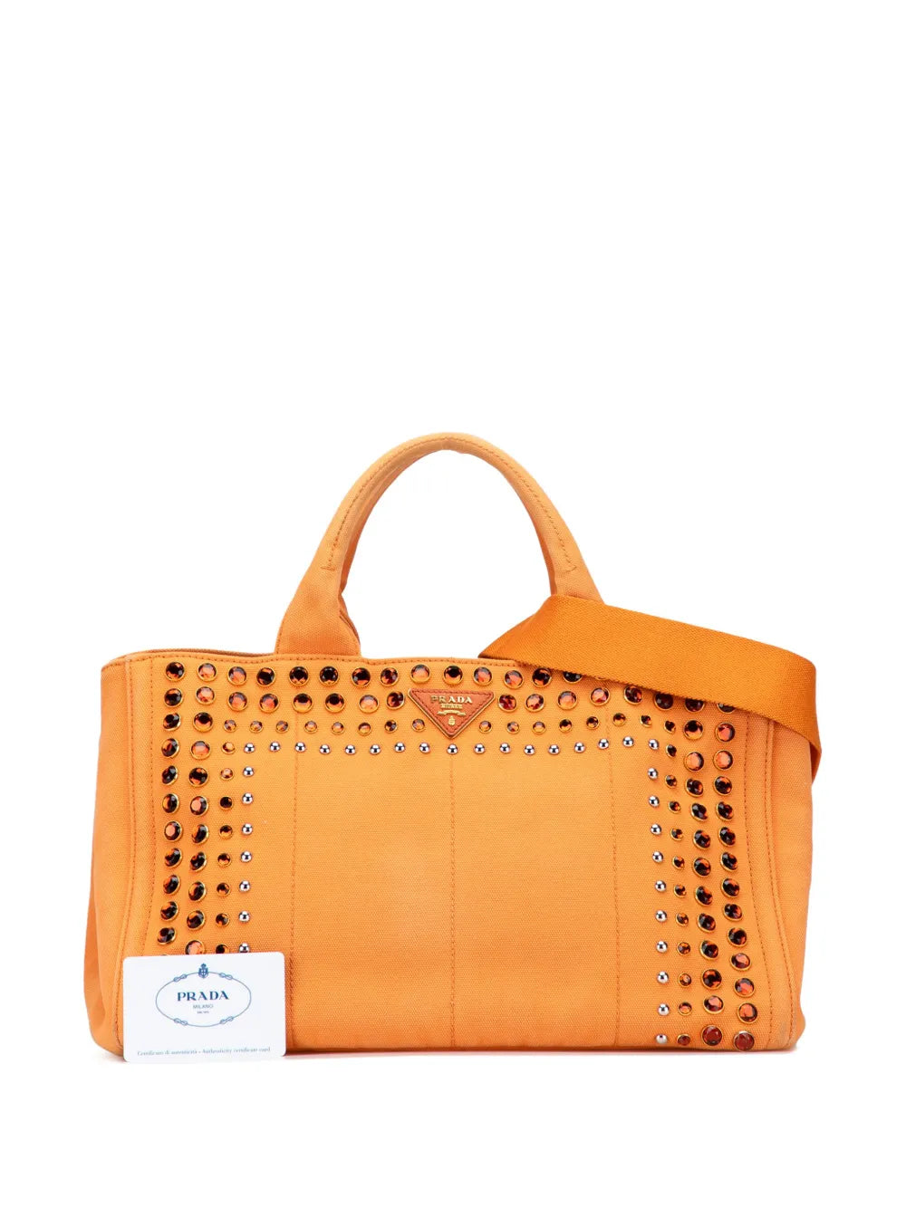 Pre-OwnedPrada Pre-Owned2010-2025 Canvas Canapa Bijoux satchel floriamart.shop