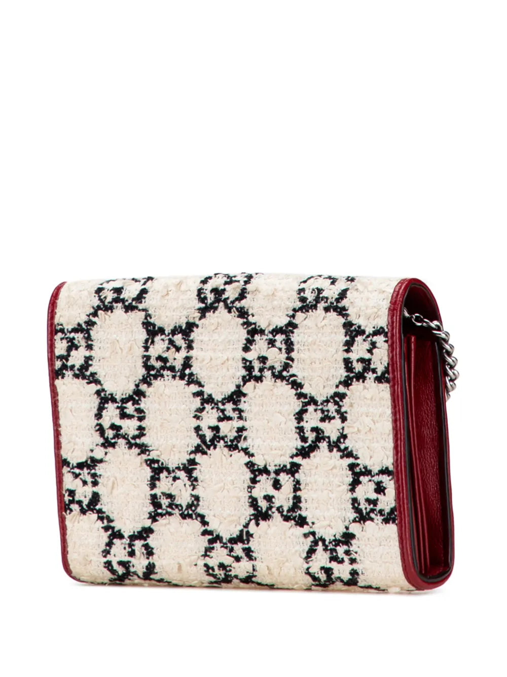 Pre-OwnedGucci Pre-Owned2000-2015 Mini GG Tweed Dionysus Wallet on Chain crossbody bag