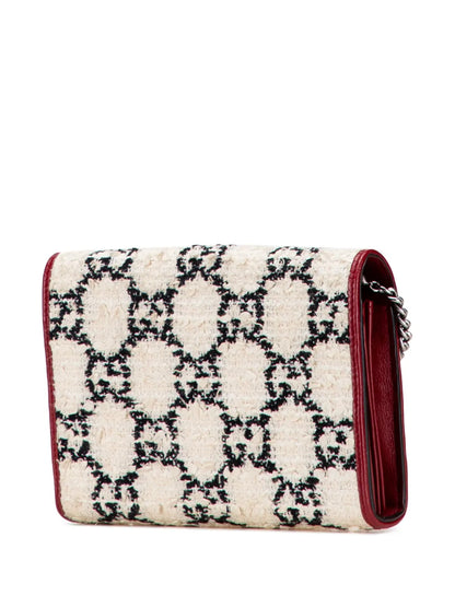Pre-OwnedGucci Pre-Owned2000-2015 Mini GG Tweed Dionysus Wallet on Chain crossbody bag