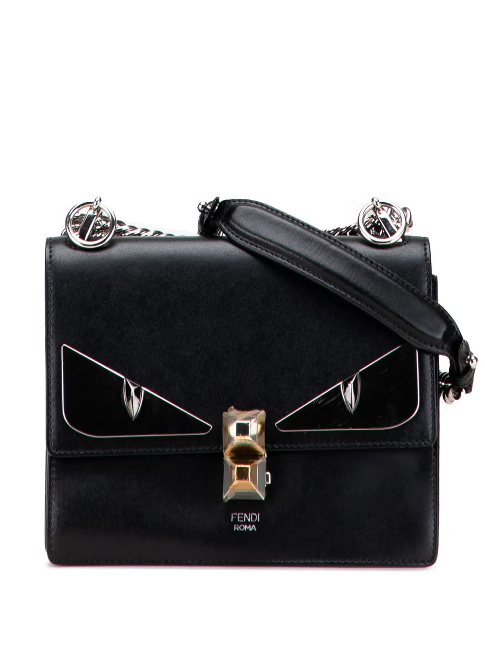 Pre-OwnedFendi Pre-Owned2010-2025 Mini Leather Monster Kan I crossbody bag