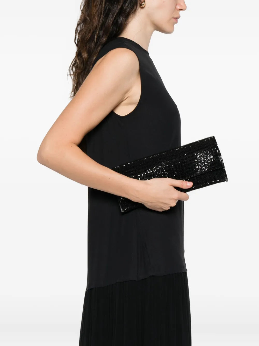 Benedetta Bruzzichescrystal-embellished clutch