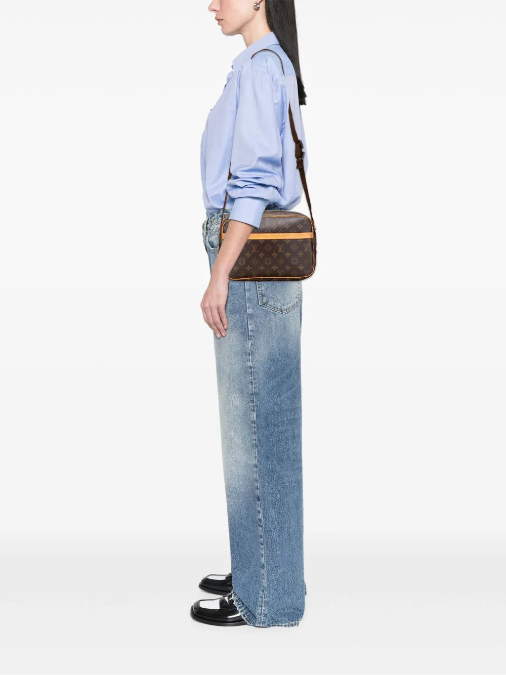 Pre-OwnedLouis Vuitton Pre-Owned2007 Monogram Reporter PM crossbody bag
