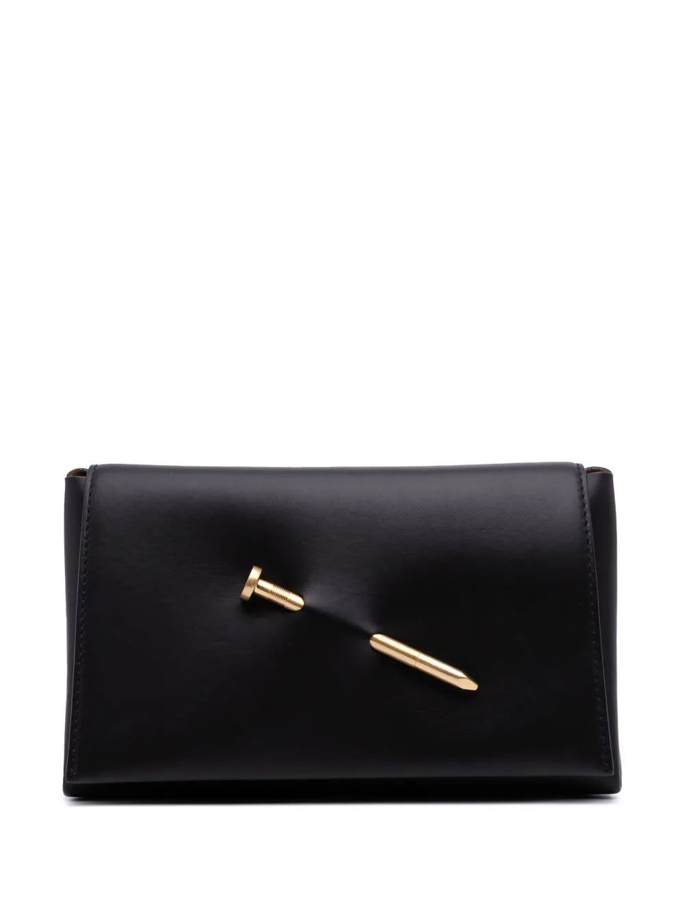 Pre-OwnedOff-White Pre-Owned2017-2025 Leather Nail clutch bag