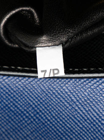 Pre-OwnedPrada Pre-Owned2000-2025 Bicolor Saffiano Cuir Flap crossbody bag
