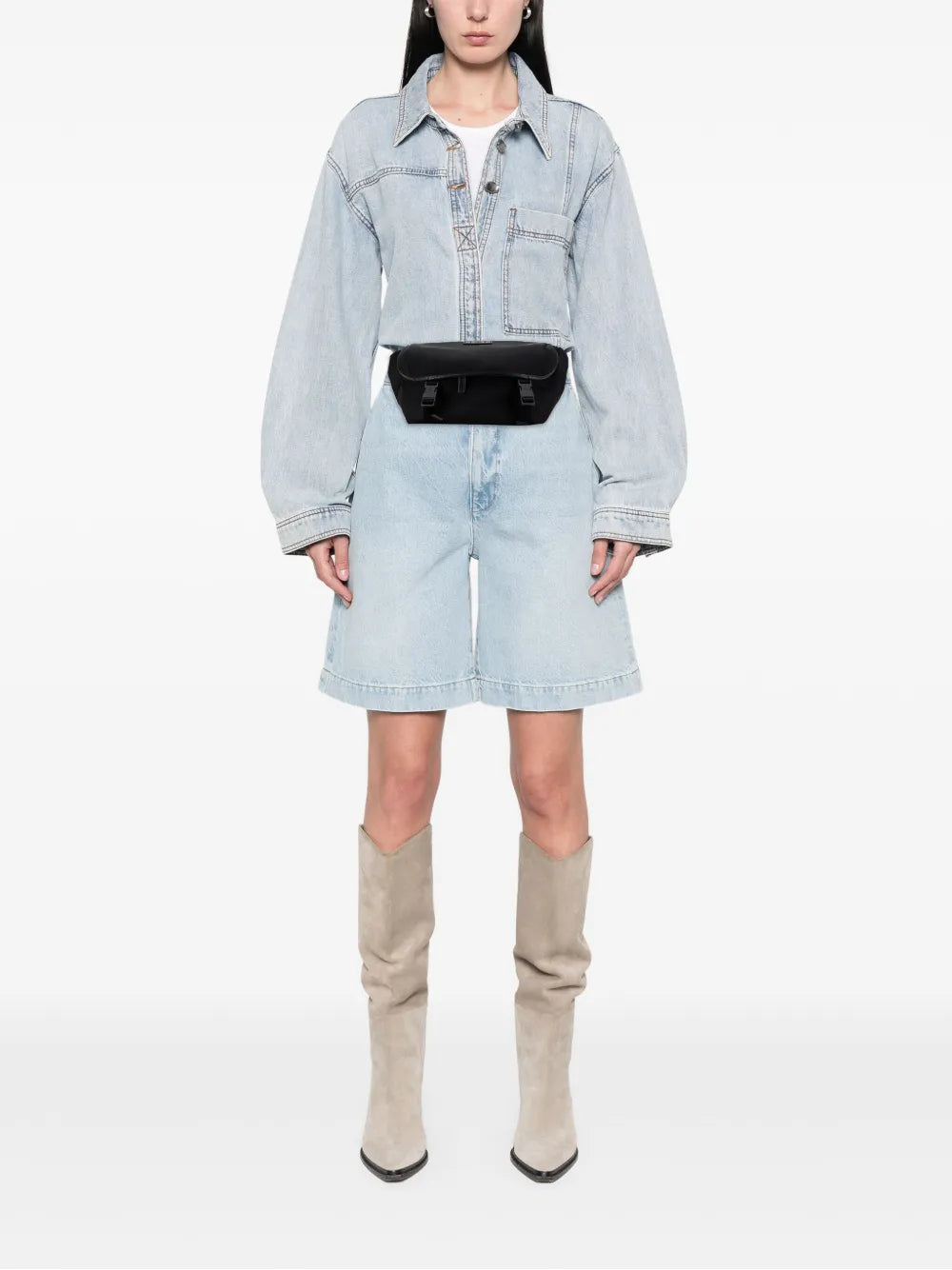 Pre-OwnedGucci Pre-Owned2000-2015 Techno Canvas Web belt bag