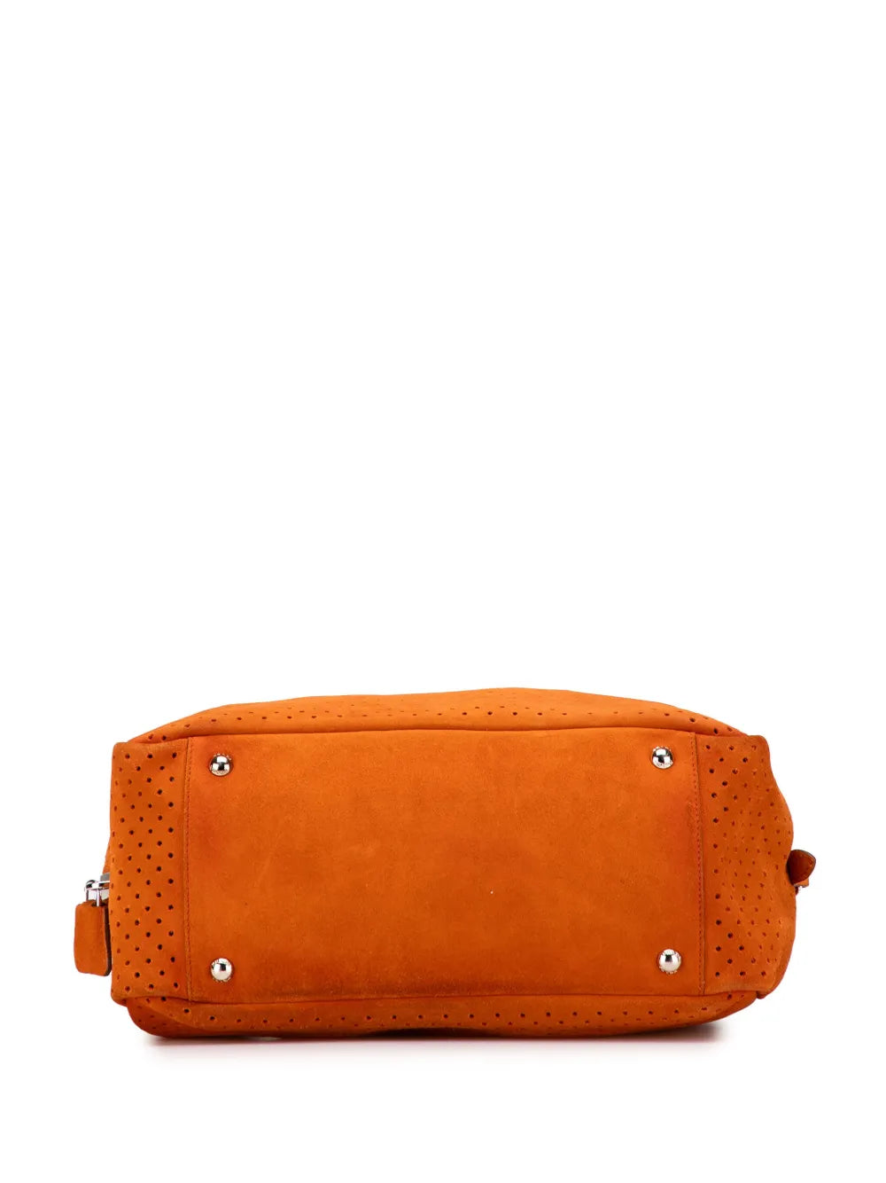 Pre-OwnedPrada Pre-Owned2010-2025 Scamosciato Perforated Bauletto shoulder bag