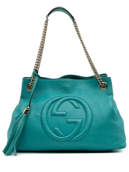 Pre-OwnedGucci Pre-Owned2016-2025 Medium Leather Soho Chain tote bag