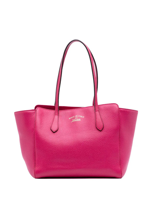 Pre-OwnedGucci Pre-Owned2016-2025 Medium Dollar Calfskin Swing tote bag floriamart.shop