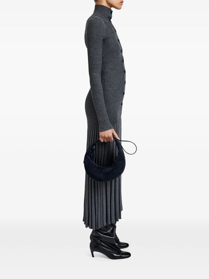 Proenza SchoulerSlide crescent-shaped suede shoulder bag