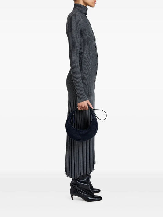 Proenza SchoulerSlide crescent-shaped suede shoulder bag