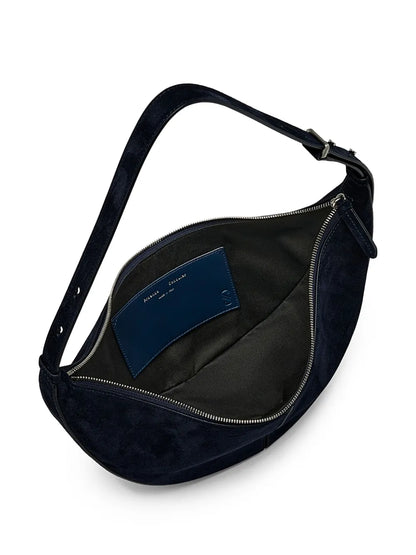 Proenza SchoulerSlide crescent-shaped suede shoulder bag