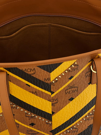 MCMMedium Toni geometric-pattern tote bag