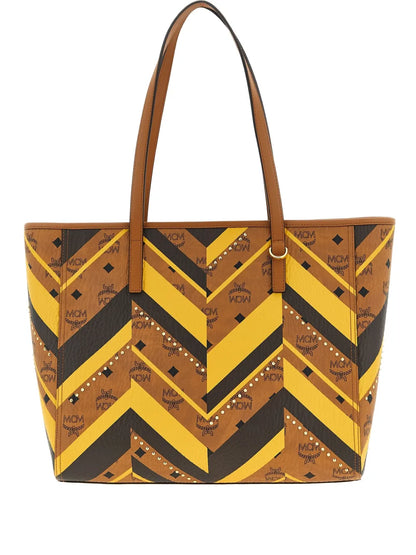 MCMMedium Toni geometric-pattern tote bag
