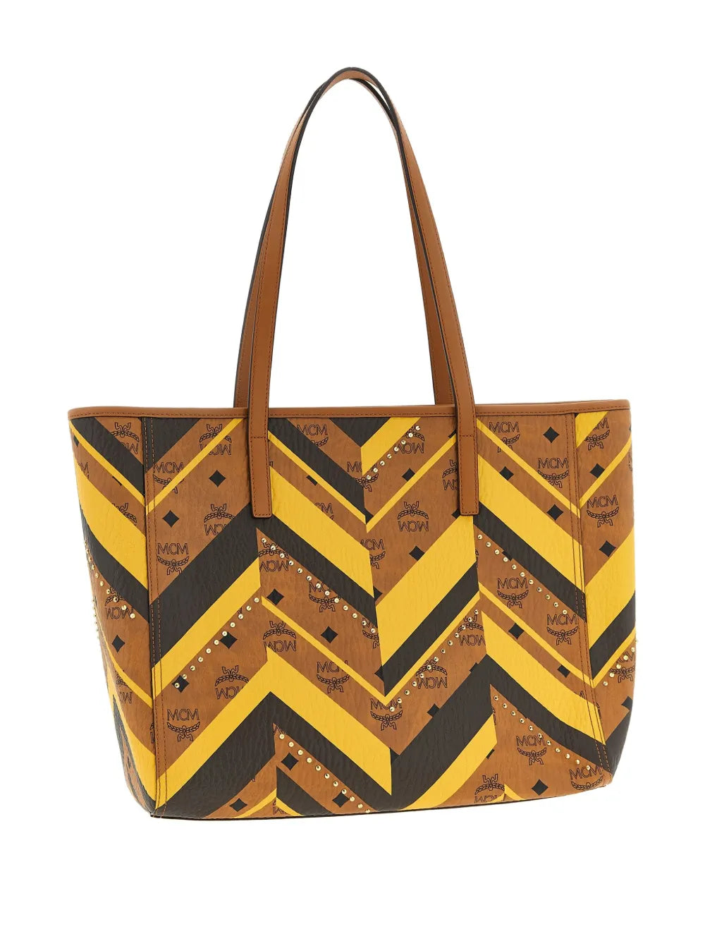 MCMMedium Toni geometric-pattern tote bag