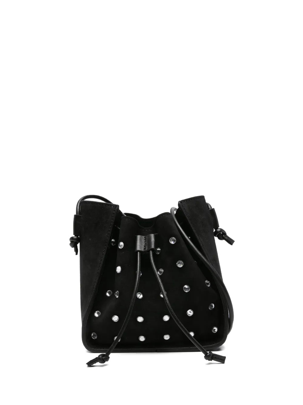 Forte ForteMy Pepita crystal-embellished bucket bag floriamart.shop