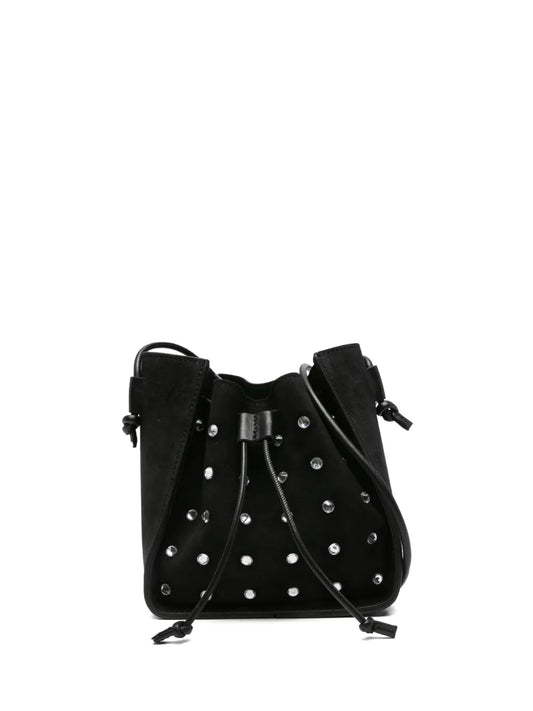 Forte ForteMy Pepita crystal-embellished bucket bag floriamart.shop