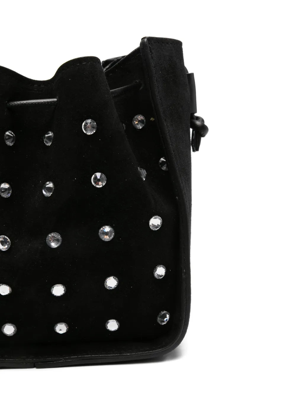 Forte ForteMy Pepita crystal-embellished bucket bag floriamart.shop