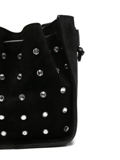 Forte ForteMy Pepita crystal-embellished bucket bag floriamart.shop