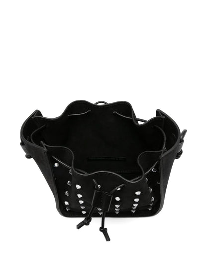 Forte ForteMy Pepita crystal-embellished bucket bag floriamart.shop