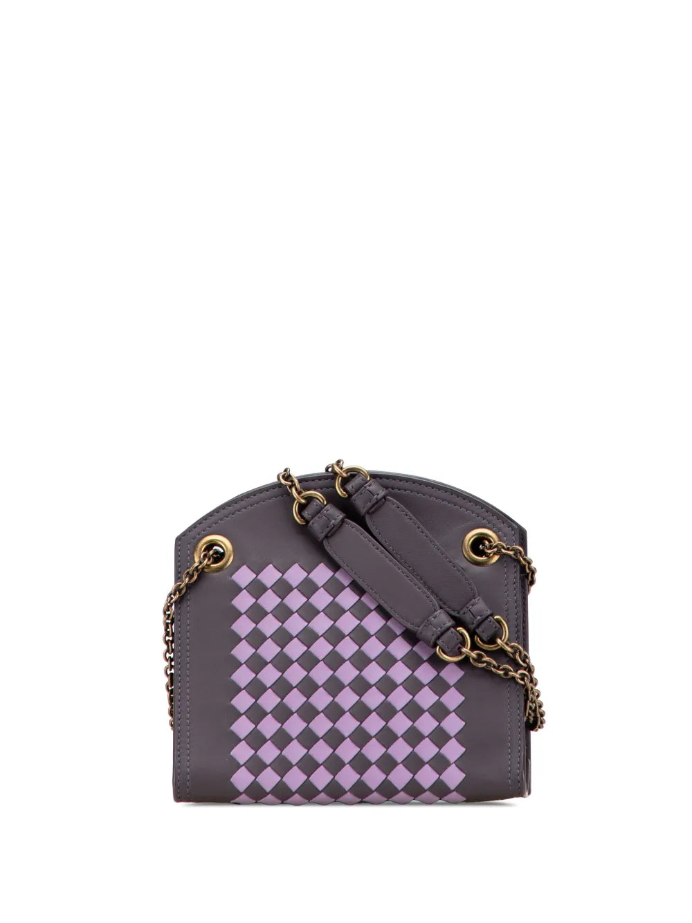 Pre-OwnedBottega Veneta Pre-Owned2012-2025 Nappa Intrecciato Chain Wallet shoulder bag