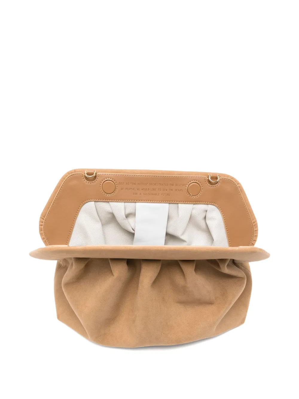 Themoiraux-suede clutch bag floriamart.shop