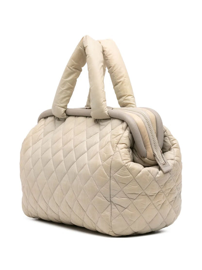 Pre-OwnedCHANEL Pre-Owned2009-2010 Medium Nylon Coco Cocoon Bowling Bag tote bag
