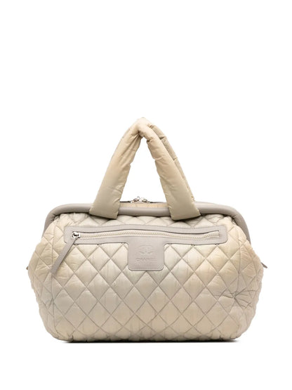 Pre-OwnedCHANEL Pre-Owned2009-2010 Medium Nylon Coco Cocoon Bowling Bag tote bag