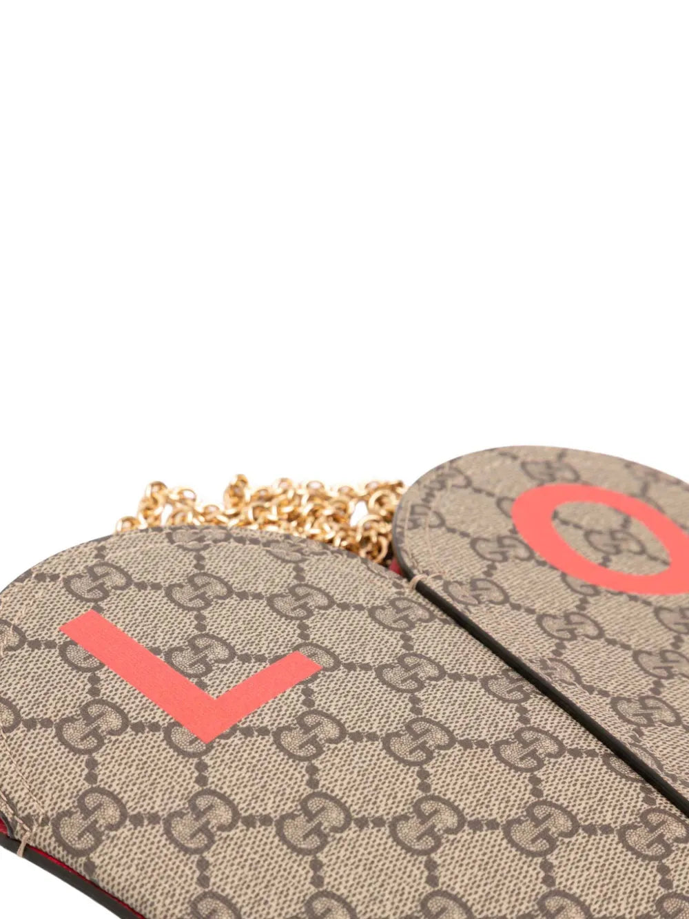 Pre-OwnedGucci Pre-Owned2016-2025 Valentines Day GG Supreme Love Heart Bag crossbody bag