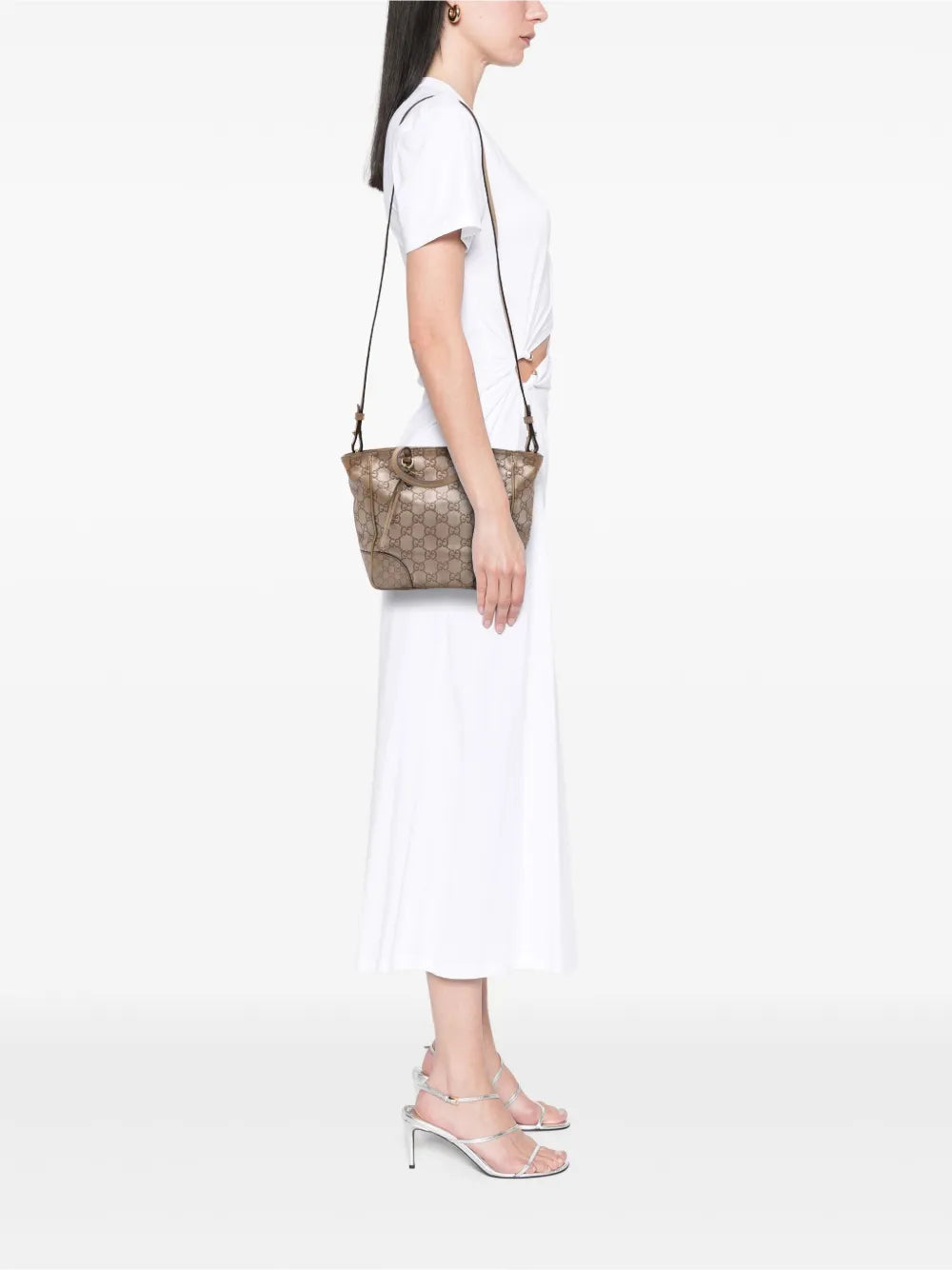 Pre-OwnedGucci Pre-Owned2016-2025 Small Guccissima Bree satchel