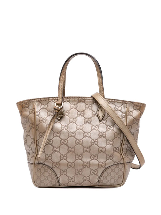 Pre-OwnedGucci Pre-Owned2016-2025 Small Guccissima Bree satchel