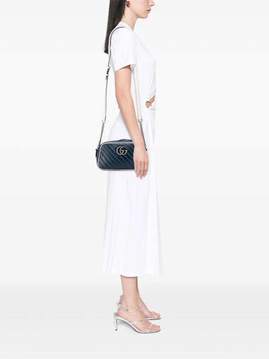 Pre-OwnedGucci Pre-Owned2016-2025 Small GG Marmont Leather Torchon crossbody bag