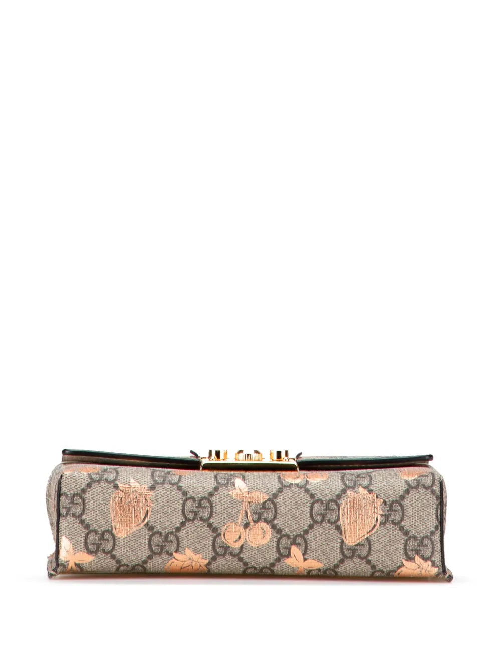 Pre-OwnedGucci Pre-Owned2016-2025 Mini GG Supreme Berry Padlock satchel