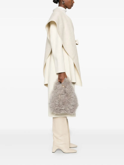 Simonetta Ravizzashearling shoulder bag