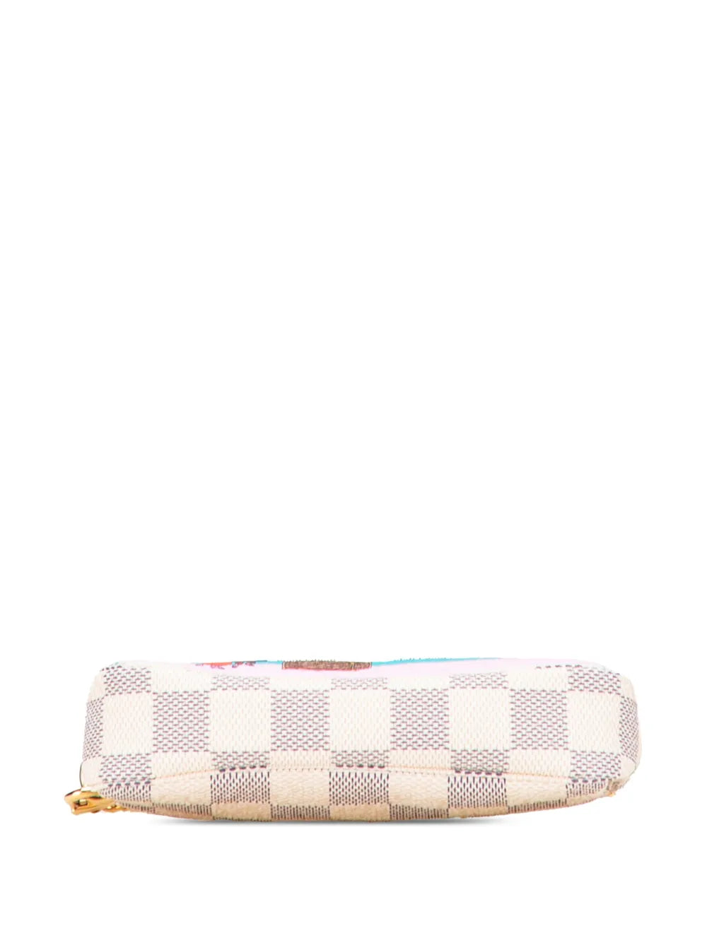 Pre-OwnedLouis Vuitton Pre-Owned2016 Damier Azur Illustre Transatlantic Mini Pochette Accessoires handbag