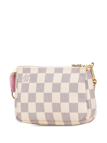 Pre-OwnedLouis Vuitton Pre-Owned2016 Damier Azur Illustre Transatlantic Mini Pochette Accessoires handbag