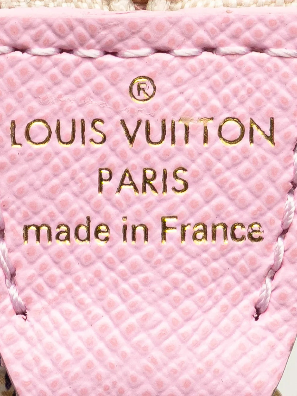 Pre-OwnedLouis Vuitton Pre-Owned2016 Damier Azur Illustre Transatlantic Mini Pochette Accessoires handbag