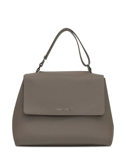 Orcianimedium Sveva Soft pebble-grain tote bag floriamart.shop