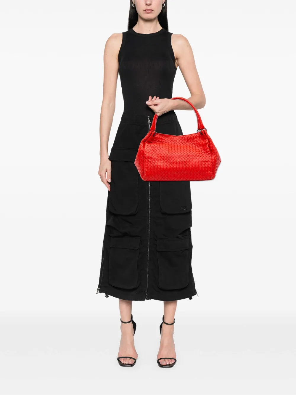 Pre-OwnedBottega Veneta Pre-Owned2012-2025 Nappa Intrecciato Parachute tote bag