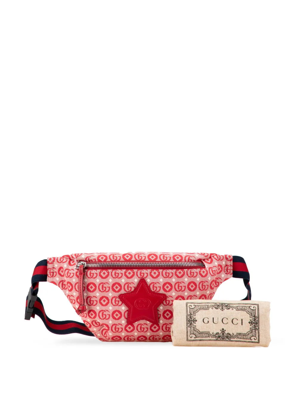 Pre-OwnedGucci Pre-Owned2000-2015 Kids GG Canvas Star belt bag floriamart.shop