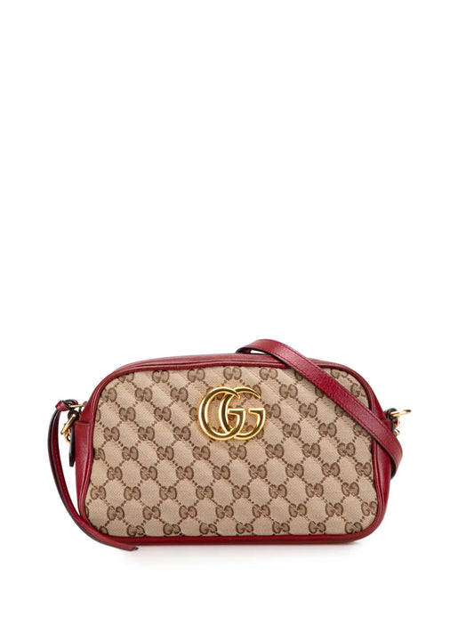 Pre-OwnedGucci Pre-Owned2016-2025 Small GG Marmont Matelasse Canvas crossbody bag
