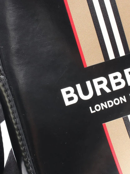 Pre-OwnedBurberry Pre-Owned2018-2025 Coated Canvas Striped Thornton crossbody bag