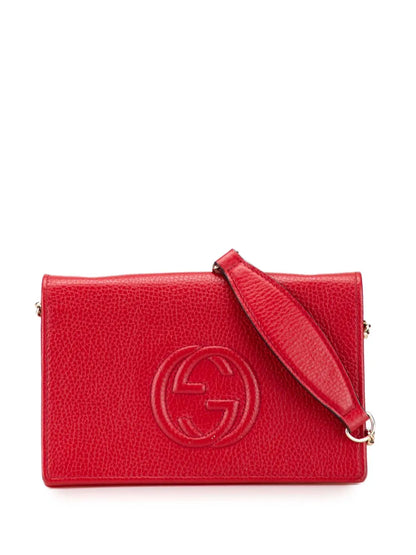 Pre-OwnedGucci Pre-Owned2016-2025 Leather Soho Wallet on Chain crossbody bag