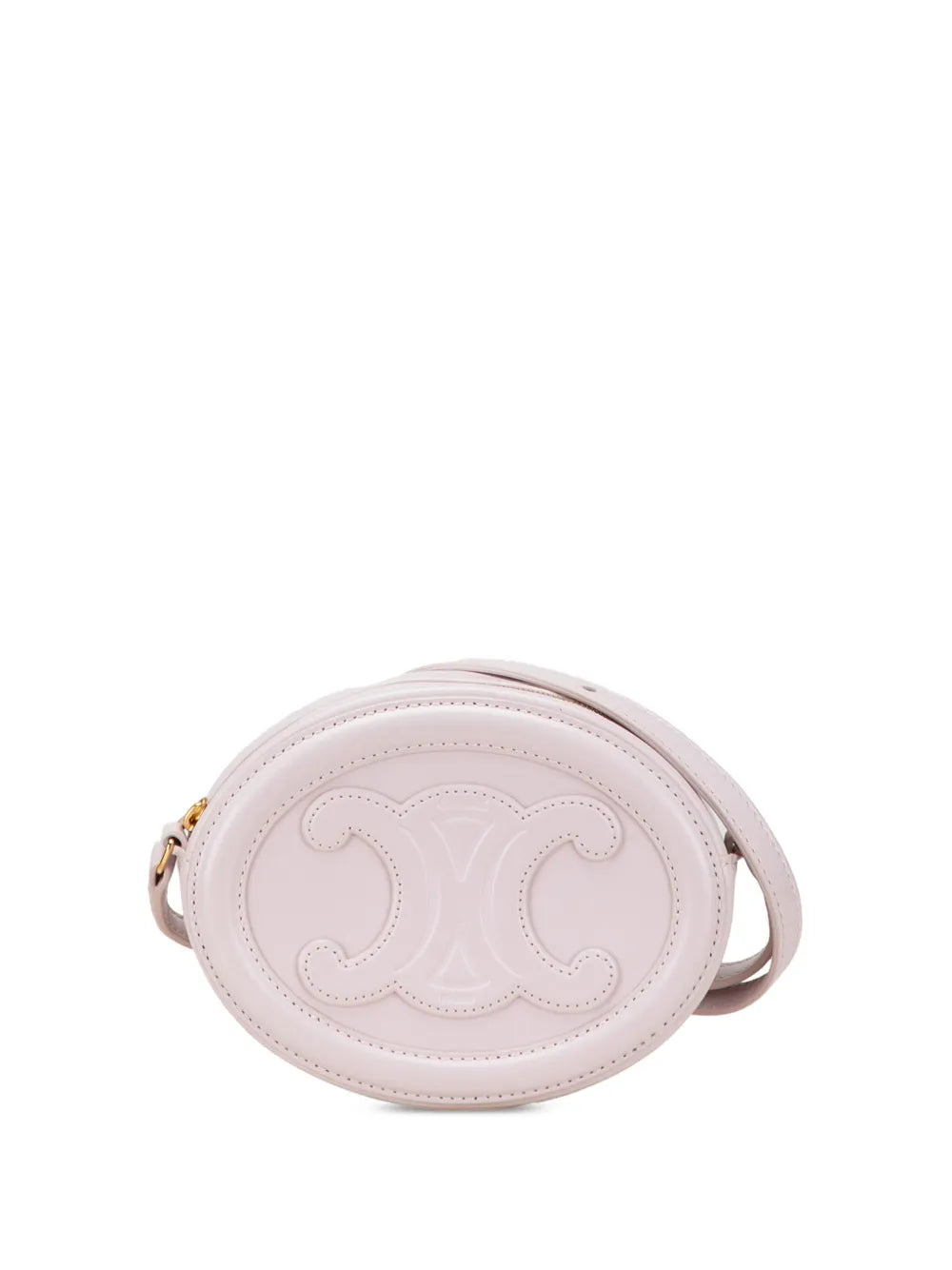 Pre-OwnedCeline Pre-Owned2022 Small Calfskin Cuir Triomphe Oval crossbody bag