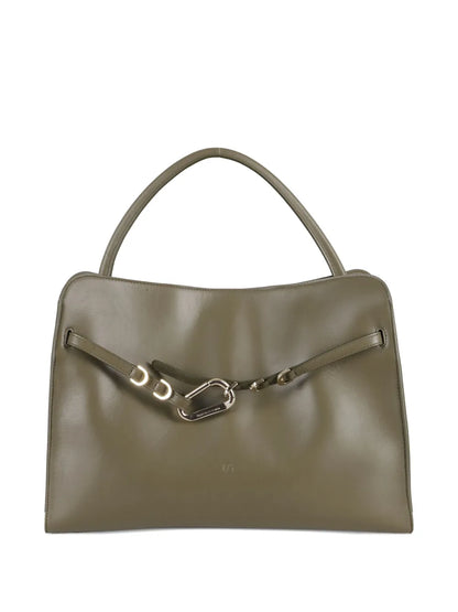 FRANCESCO BIASIAAlways-On clasp-detail leather tote bag