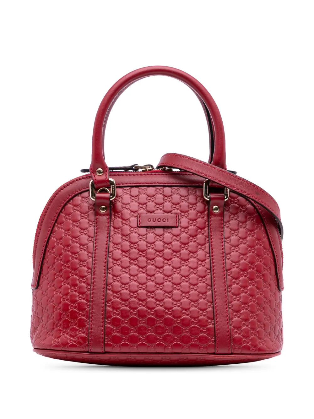Pre-OwnedGucci Pre-Owned2016-2025 Mini Microguccissima Dome satchel