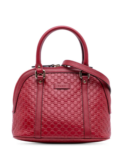 Pre-OwnedGucci Pre-Owned2016-2025 Mini Microguccissima Dome satchel