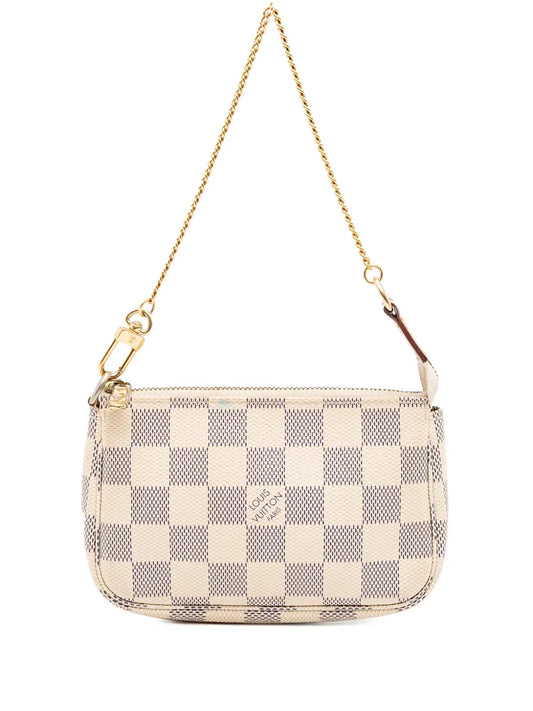 Pre-OwnedLouis Vuitton Pre-Owned2011 Damier Azur Mini Pochette Accessoires handbag
