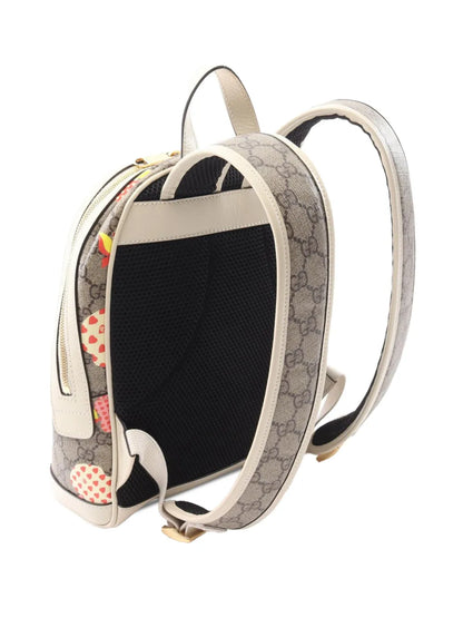 Pre-OwnedGucci Pre-Owned2016-2025 GG Supreme Les Pommes Apple and Heart backpack