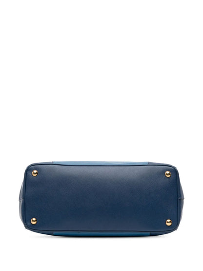 Pre-OwnedPrada Pre-Owned2013-2025 Medium Bicolor Saffiano Lux Galleria Double Zip satchel