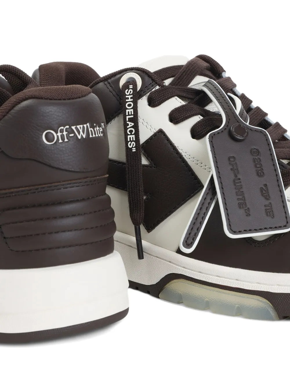 Off-White Our Of Office Arrow-Patch Leather Sneakers floriamart.shop